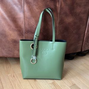 Gucci Sage Green Tote Purse Bag Unused
